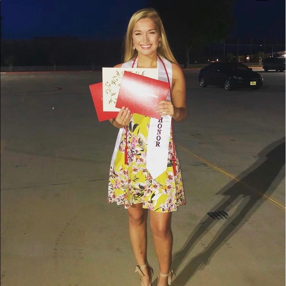 UEC Veronica M. Sleeveless Swing Dress Yellow Floral Dress Large - Picture 2 of 12